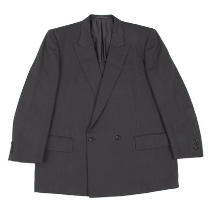 COMME des GARCONS HOMME DEUX Wool Blazer Charcoal Size L