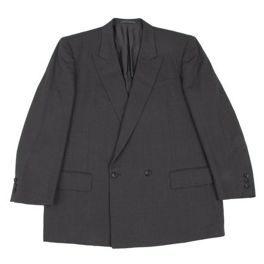 COMME des GARCONS HOMME DEUX Wool Blazer Charcoal Size L