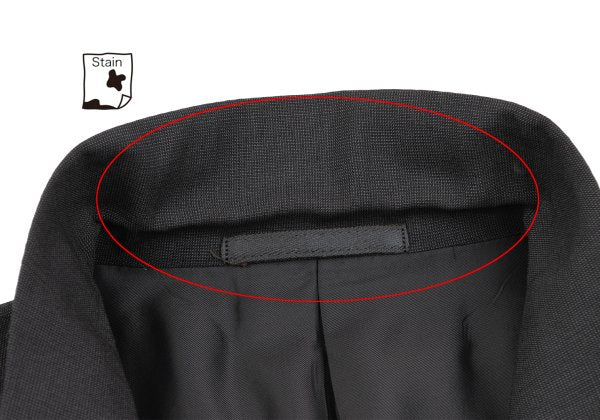 COMME des GARCONS HOMME DEUX Wool Blazer Charcoal Size L