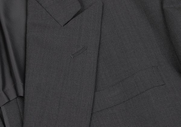 COMME des GARCONS HOMME DEUX Wool Blazer Charcoal Size L