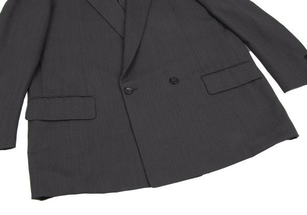 COMME des GARCONS HOMME DEUX Wool Blazer Charcoal Size L