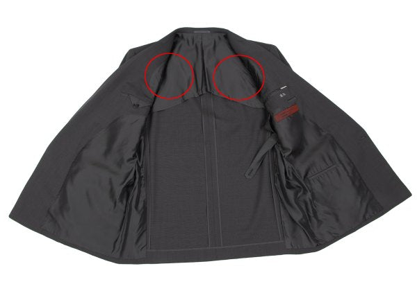 COMME des GARCONS HOMME DEUX Wool Blazer Charcoal Size L