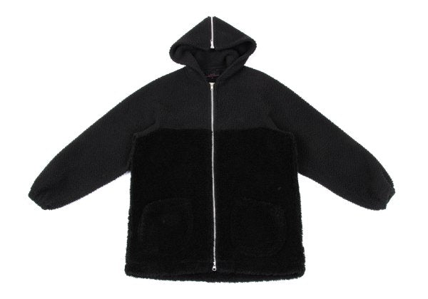 COMME des GARCONS 21AW Boa Zip Hoodie Blouson Black Size M