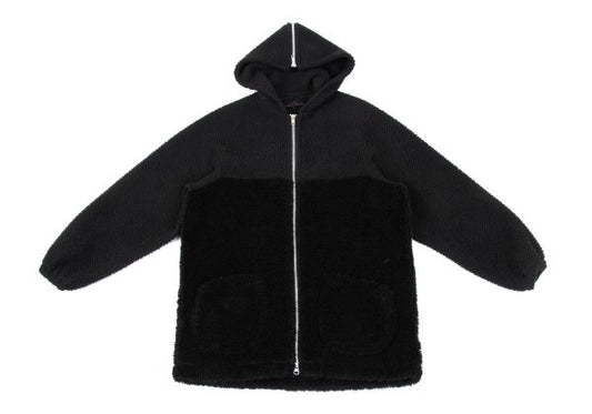 COMME des GARCONS 21AW Boa Zip Hoodie Blouson Black Size M