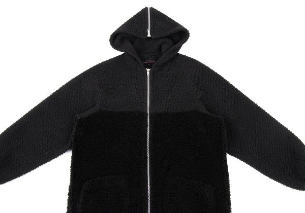 COMME des GARCONS 21AW Boa Zip Hoodie Blouson Black Size M