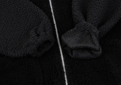 COMME des GARCONS 21AW Boa Zip Hoodie Blouson Black Size M