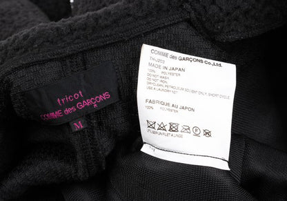 COMME des GARCONS 21AW Boa Zip Hoodie Blouson Black Size M