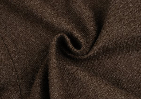 Plantation Wool Wrap Tuck Design Pants Brown Size M