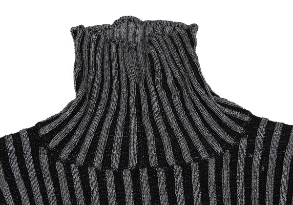 Y's Wool Blend Turtleneck Rib Knit Sweater Size M