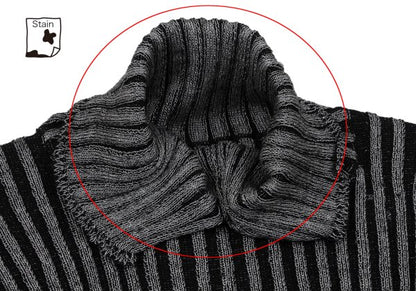 Y's Wool Blend Turtleneck Rib Knit Sweater Size M