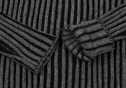 Y's Wool Blend Turtleneck Rib Knit Sweater Size M