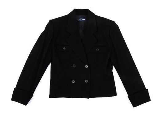 Miss Chloe Wool Blend Short Double Jacket Size 40
