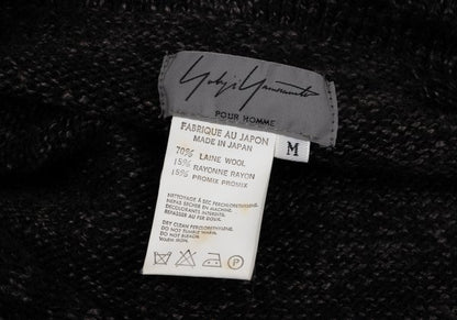 Yohji Yamamoto POUR HOMME Blended Wool 2B Jacket Gray Size M