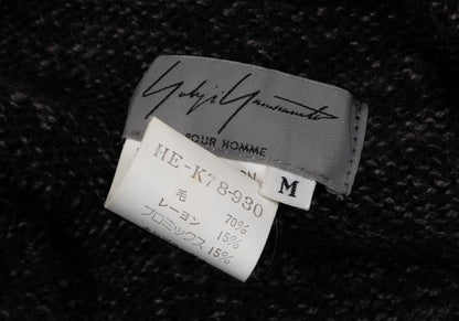 Yohji Yamamoto POUR HOMME Blended Wool 2B Jacket Gray Size M