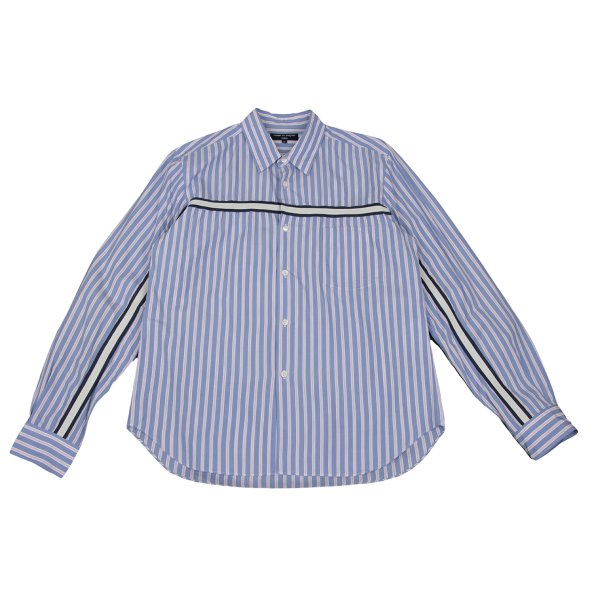 COMME des GARCONS HOMME Cotton Stripe Line Tape Shirt Size L