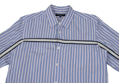 COMME des GARCONS HOMME Cotton Stripe Line Tape Shirt Size L