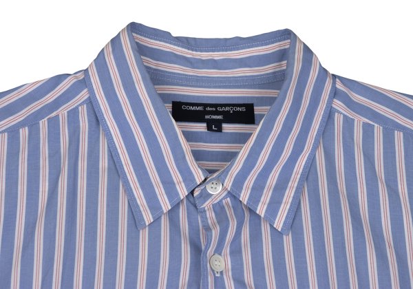 COMME des GARCONS HOMME Cotton Stripe Line Tape Shirt Size L