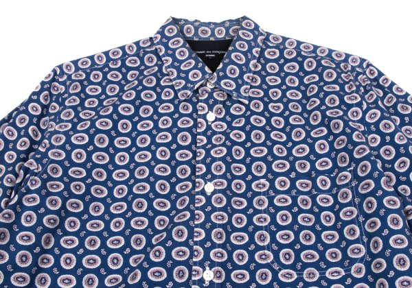 COMME des GARCONS HOMME Cotton Rayon Shirt Blue Size L