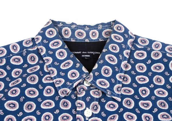 COMME des GARCONS HOMME Cotton Rayon Shirt Blue Size L