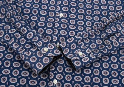 COMME des GARCONS HOMME Cotton Rayon Shirt Blue Size L