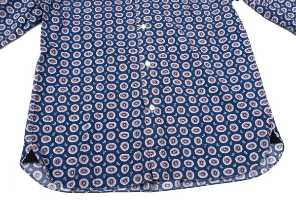 COMME des GARCONS HOMME Cotton Rayon Shirt Blue Size L