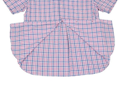 COMME des GARCONS HOMME Cotton Check Short Pink Multi Shirt Size L