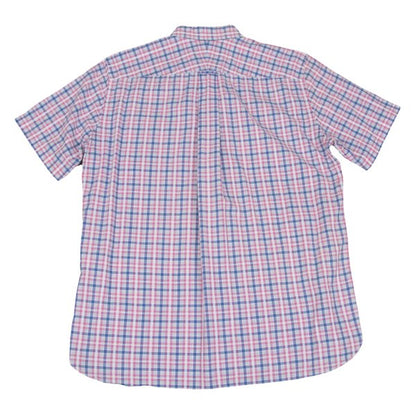 COMME des GARCONS HOMME Cotton Check Short Pink Multi Shirt Size L