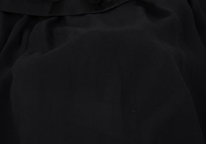 sunao kuwahara Velour Sheer Tiered Blouse Black Size M