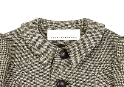 sunao kuwahara Beige Wool Nep Tweed Jacket Size M