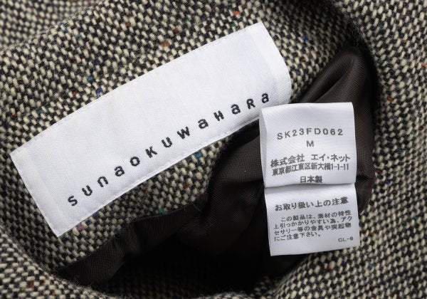 sunao kuwahara Beige Wool Nep Tweed Jacket Size M