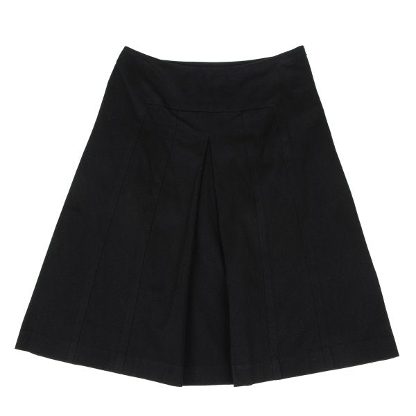 Paul Smith BLACK Cotton A-Line Skirt Black Size 38