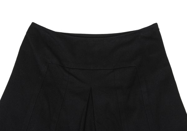 Paul Smith BLACK Cotton A-Line Skirt Black Size 38