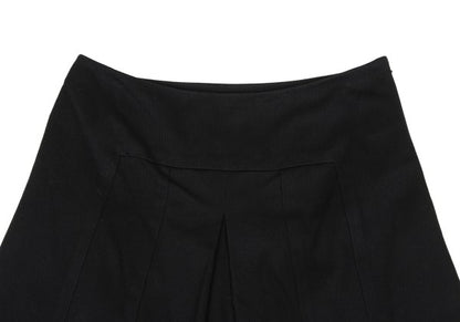 Paul Smith BLACK Cotton A-Line Skirt Black Size 38