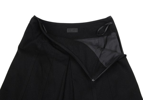 Paul Smith BLACK Cotton A-Line Skirt Black Size 38