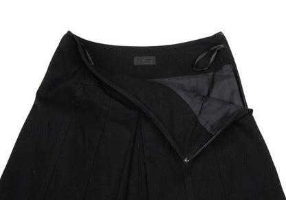 Paul Smith BLACK Cotton A-Line Skirt Black Size 38
