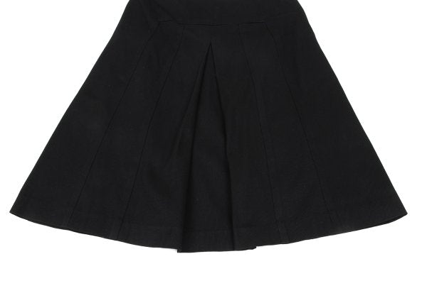 Paul Smith BLACK Cotton A-Line Skirt Black Size 38
