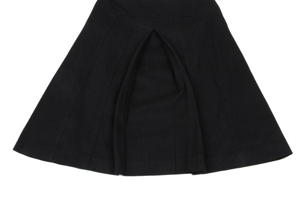Paul Smith BLACK Cotton A-Line Skirt Black Size 38