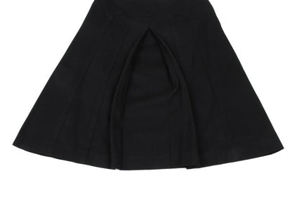 Paul Smith BLACK Cotton A-Line Skirt Black Size 38