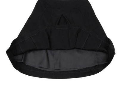 Paul Smith BLACK Cotton A-Line Skirt Black Size 38