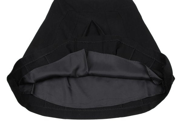 Paul Smith BLACK Cotton A-Line Skirt Black Size 38