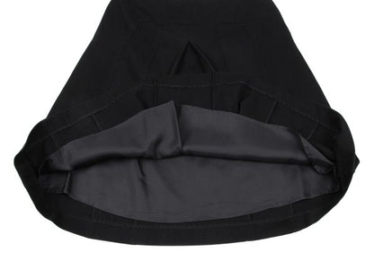Paul Smith BLACK Cotton A-Line Skirt Black Size 38