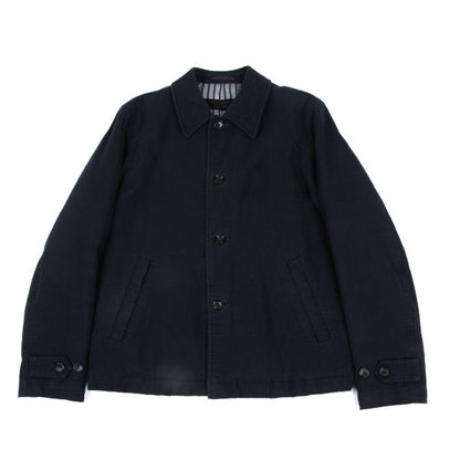 COMME des GARCONS HOMME Wrinkle Cotton Padded Navy Size M