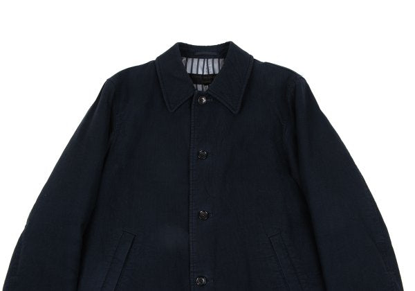 COMME des GARCONS HOMME Wrinkle Cotton Padded Navy Size M