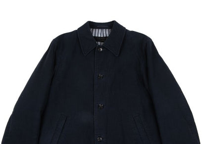 COMME des GARCONS HOMME Wrinkle Cotton Padded Navy Size M