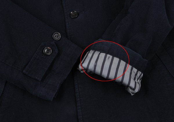 COMME des GARCONS HOMME Wrinkle Cotton Padded Navy Size M