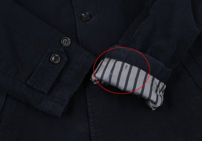 COMME des GARCONS HOMME Wrinkle Cotton Padded Navy Size M