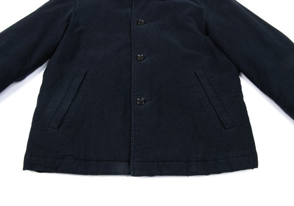 COMME des GARCONS HOMME Wrinkle Cotton Padded Navy Size M