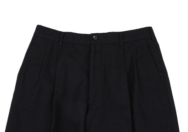 COMME des GARCONS HOMME Nep Grid Weave Pants Black Size S