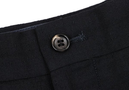 COMME des GARCONS HOMME Nep Grid Weave Pants Black Size S