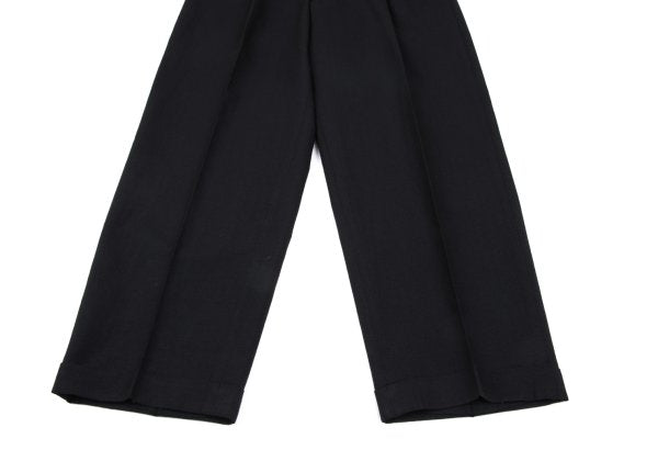COMME des GARCONS HOMME Nep Grid Weave Pants Black Size S